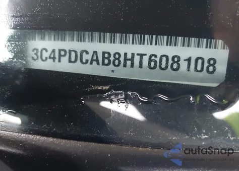 2017 Dodge Journey Se z USA, uszkodzony, nr VIN 3C4PDCAB8HT608108